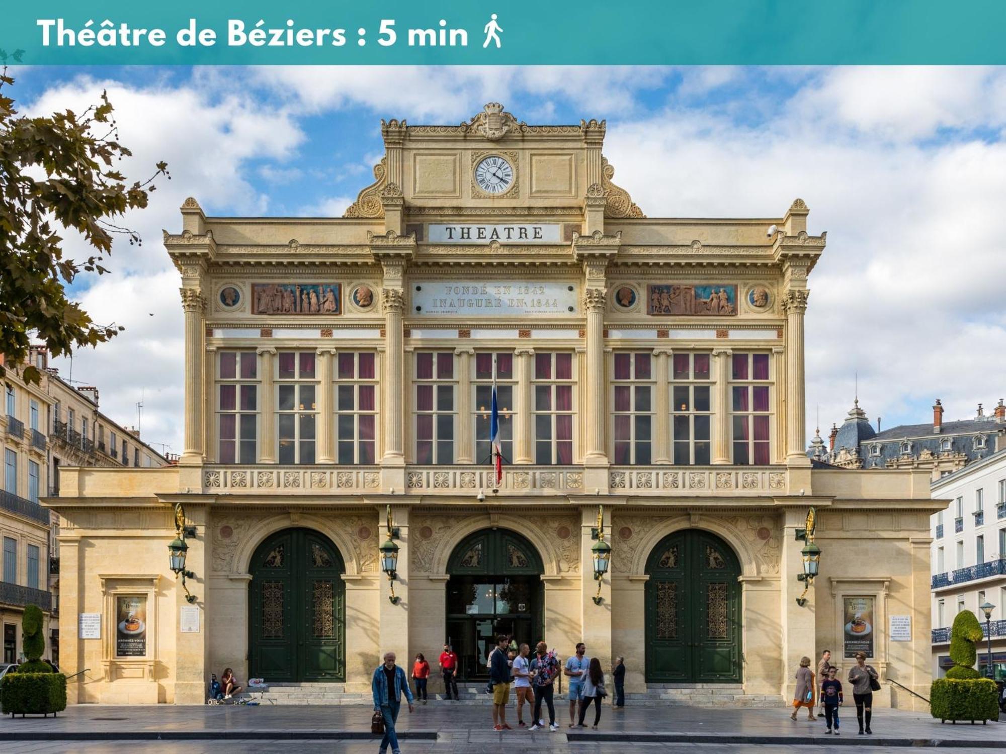 Charmant Studio Climatise 'Alma 1' - Beziers Centre - Wifi Fibre - Netflix 아파트 외부 사진
